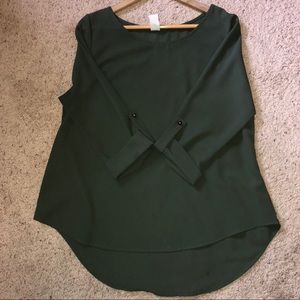 Olive Green Blouse